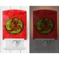 thumbnail image 2 of Sussex Spaniel Cristmas Wreath Ceramic Night Light, 2 of 2