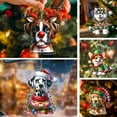 thumbnail image 6 of Husky Christmas Ornament Acrylic Hanging Decoration Dog Theme Holiday Decor for Tree and Car, 6 of 6