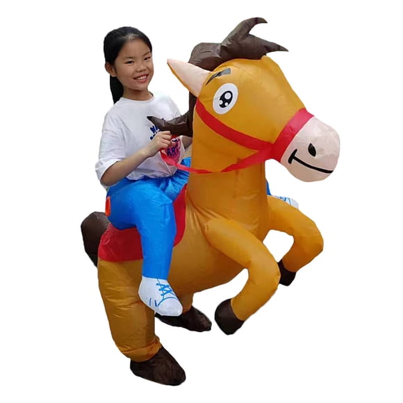 Maytalsory OxfordCloth Polyester OxfordCloth Inflatable Costume For Unique : The Celebration Horse Mask Costume Mask Outfit