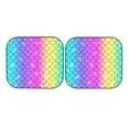 thumbnail image 7 of Disketp 2 Piece Rainbow Scales2 Pattern Windshield Sunshades,Folding Windshield Sun Shade For Car Suv Trucks Sedan,Blocks Uv Rays Sun Visor Protector-Small, 7 of 7