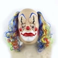 thumbnail image 1 of Disfraz integral de látex para Halloween, de payaso, pelo colorido, 1 of 1