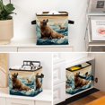 thumbnail image 6 of Sea Lion Foldable Storage Baskets Toy Storage with Handle 10.8"x10.5"x10.6" Large Capacity Storage Cubes, 6 of 6