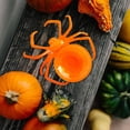 thumbnail image 4 of TIELUTT Crawly Halloween Fruit Platter: Shaped Tray for Spooktacular Party Decorations Wire Storage Large round Hanger Bar No Kitchen Counter Tops Plaid Rose Fruit Fruit Stand, 4 of 8
