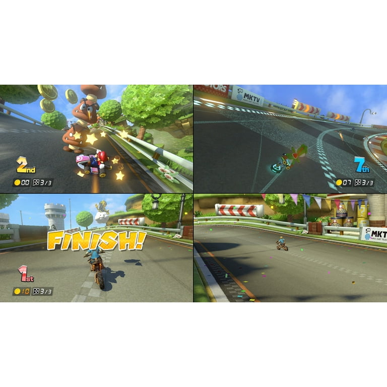 Mario Kart Switch Player Split Screen Mario Kart Deluxe (for