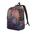 thumbnail image 1 of Disketp Fireworks2 Mochila de Lona Estampada, Mochila Escolar de Viaje Ligera para Estudiantes y Portátil-Small, 1 of 5