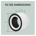 thumbnail image 5 of 3-in-1 True HEPA Filter + Carbon Compatible with AFLOIA FILLO, HALO, MOOKA Allo , Honati, Miroco, Vanaheim and Saki , 1 Pack, 5 of 8