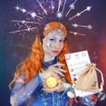 thumbnail image 3 of TIMIFIS A Ores Gemstones Astrology Set Natural Crystal Twelve Constellations Cloth Bag Set Home Decor, 3 of 4