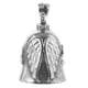 thumbnail image 2 of Llavero con campana de ala de ángel, llavero con campana de motocicleta, llavero con campana de buena suerte, llavero con campana de acero inoxidable, 2 of 8
