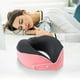 thumbnail image 4 of Puntoco Almohada en forma de U con espuma viscoelástica para guardarla Almohada para viajes de negocios Almohada para la siesta Almohada para el cuello en avión Almohada portátil de protección par, 4 of 5