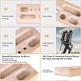 thumbnail image 4 of SIEYIO Solid Wood Climbing Board Finger Strengths Training Board Portables Hangboards for Home and Outdoor Training, 4 of 7