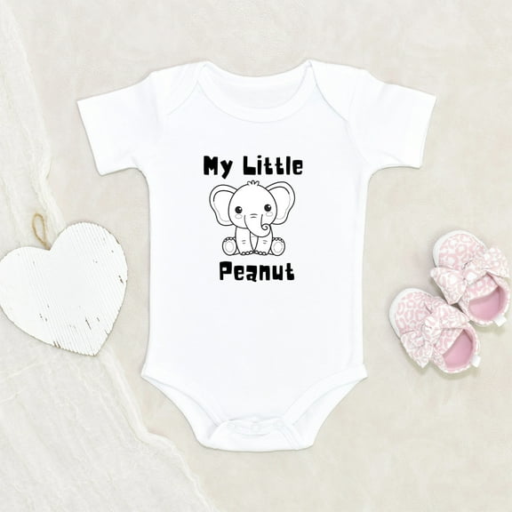 Newbabywishes - Funny Lil Peanuts Baby Clothes for Boys and Girls - Newborn Baby Clothes