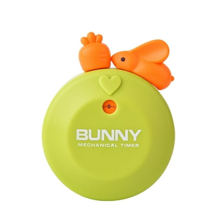 

Cute Cartoon Rabbit Kitchen Timer Time Mechanical Alarm to Remind the Timer Stickable for Table Household Kitchen