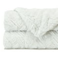 thumbnail image 3 of Chanasya Fuzzy Soft Cloud Textured Embossed Faux Fur Throw Blanket - Plush Sherpa Solid Cozy Blanket for Bed Sofa Chair Couch Cover Living Bed Room (50x65 Inches) Egret White Blanket, 3 of 3
