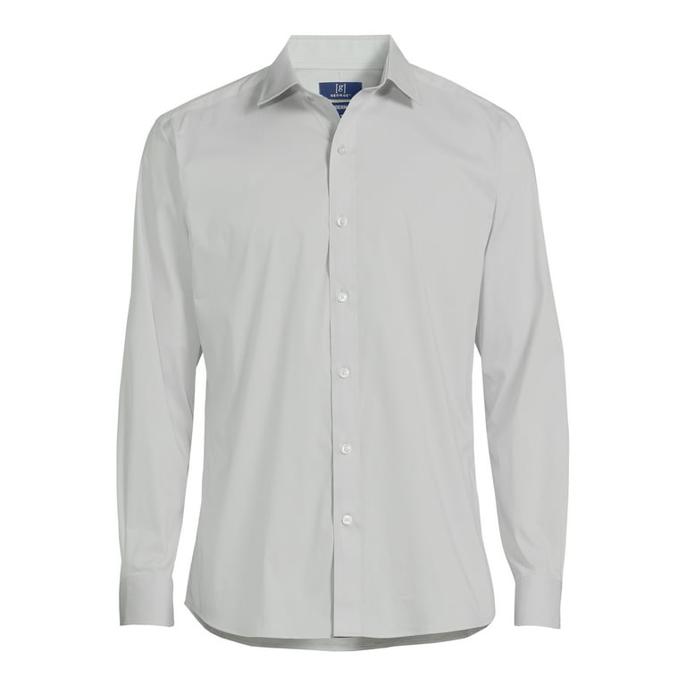 George Men's Classic Long Sleeve Dress Shirt
