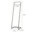 thumbnail image 5 of Yamazaki Home Coat Rack, Black, Steel, Supports 11 pounds, 5 of 5