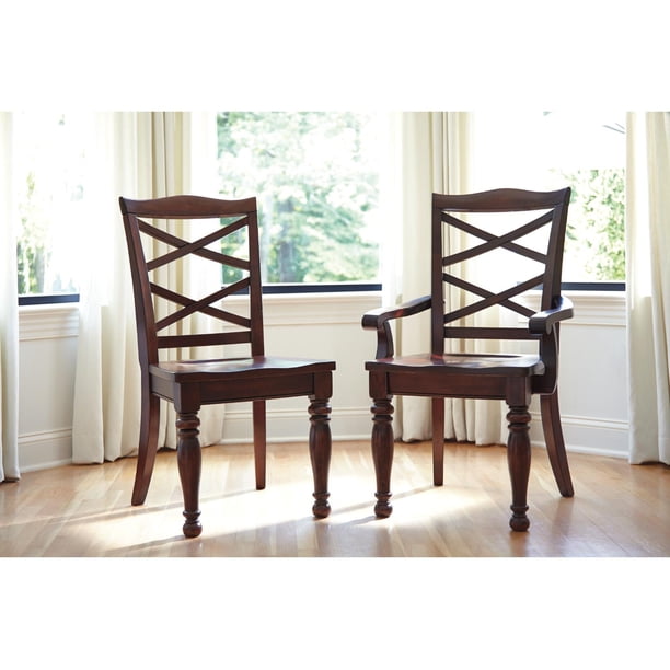 Signature Design by Ashley Porter Dining Room Arm Chair Set of 2 Rustic