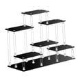 thumbnail image 3 of HILABEE Acrylic Display Riser Collectibles Display Shelf Layered Support Bracket Display Large Black, 3 of 9