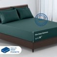 thumbnail image 3 of Bed Sheet Set 6 Piece Bedding Comfort Microfiber Deep Pocket 1800 Count Sheets, 3 of 16