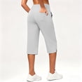 thumbnail image 4 of Wide Leg Yoga Pants for Women JIANLAI Pockets for Women Tummy Control High Waisted Yoga Pants Women Compression Workout Leggings (S-5XL) White, 4 of 7