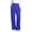 Blue, variant on Casual Pants for Women High Waist Trousers Wide Leg Pleated Long Pants Elastic Soft Knit Trousers with Pocket Solid Flowy Loose Jogger Pant Lounging Weekend Activities