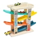 thumbnail image 1 of Pista de carreras de coches de mármol de madera con 4 coches para niños-- Sailing Electrónica, 1 of 5
