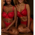 thumbnail image 4 of Panache Envy Balcony Underwire Bra (7285),30FF,Poppy Red, 4 of 5