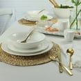 thumbnail image 2 of Siena 16 piece Stoneware Dinnerware Set White by EuroCeramica, 2 of 4