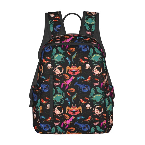 Disketp Animals Under Water Mochila Ligera e Impermeable, Mochila de Día Resistente para Viajes, Senderismo y Uso Diario para Hombre y Mujer