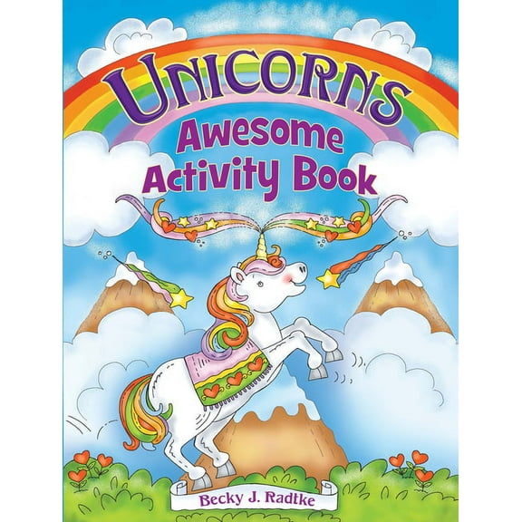Dover Kids Activity Books: Fantasy Unicorns Awesome Activity Book, (Paperback)