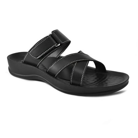 AEROTHOTIC - Aerothotic L0503Black9 Pasty Midfoot Strap Sandal for ...