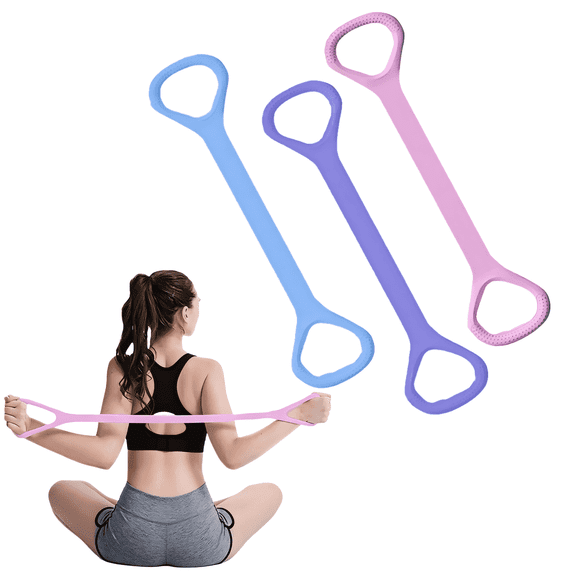 3Pcs Resistance Band with Handles, Elastic Bands for Working Out,Arm,Back,Shoulder Training Elastic Ropes,Exercise Equipment for Yoga, Pilates,Physical Therapy Stretching