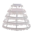 thumbnail image 4 of Bolsa de embalaje de enagua de falda de aro de jaula, bolsa de embalaje de enagua de crinolina, bolsa de embalaje ajustable de 4 aros para niñas, bols, 4 of 8