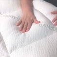 thumbnail image 3 of Organic Textiles Bamboo Mattress Pad with Down Alternative Filling, 350 Thread Count - (Full), 3 of 4