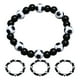 thumbnail image 1 of KAKOWELY 4 pulseras de cuentas de fútbol para hombre, joyería deportiva, pulseras con dijes de fútbol para jugadores de fútbol, uso diario, eventos deportivos, recuerdos de fiesta de fútbol., 1 of 4