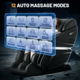 thumbnail image 5 of KOLLECKTIV Massage Chair 4D Zero Gravity Full Body Shiatsu Yoga Stretching SL Track, Heating, Black, 5 of 8
