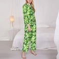 thumbnail image 3 of Naloa Happy St. Patrick's Day Pajamas for Women Set, Womens Pajama Sets, Lounge Sets for Women, 2pjs for Women-Small, 3 of 7