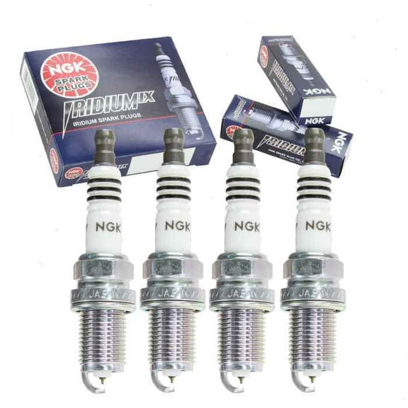 4 pc NGK Iridium IX Spark Plugs compatible with Honda CR-Z 1.5L L4 2011-2016