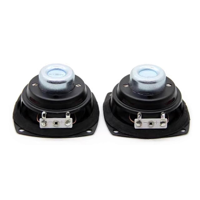 Audio 2Pcs 66MM 4 Ohm 25W Full Range Speaker Rubber Side NdFeB Magnetic Mini Portable Loudspeaker Sound Home Theater