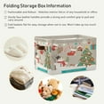 thumbnail image 5 of FREEAMG Merry Christmas Tree Snowman Storage Bin for Toy Storage Basket Dirty Clothes Sundries Office Home Closet Organizer Shelf Cube Box Waterproof Laundry Basket, 1 PCS, 5 of 7