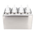 thumbnail image 4 of Sauce Pump Container, Sauce Dispenser Pump Removable Quantitative Food Grade Large Volume  For Ketchup For Restaurant 4 Pumps, 4 of 8