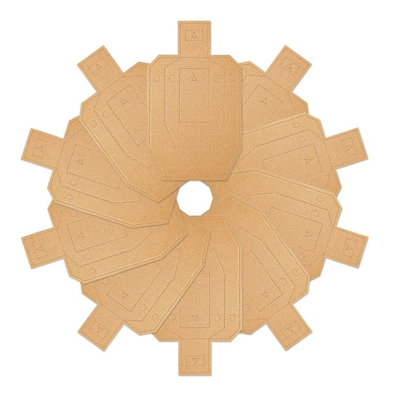Pack of 10 Shooting Targets Paper Targets for Bow Arrows Outdoor Sports Daily Practice Use Durable Cardboard Paper