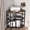 Brown, variant on Corner Printer Stand Table Black Adjustable Storage For Home Office