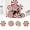 Christmas Decprations - 4Pcs, variant on 12Pcs Large Candy Christmas Decorations for Christmas Tree, Red White Peppermint Lollipop Christmas Picks, Funny Cute Candy Merry Xmas Tree Ornaments, for Indoor Home Office Vase Xmas Party Supplies