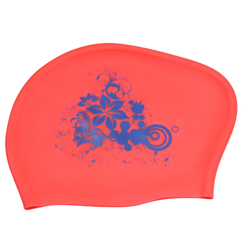 WOXINDA Silicone Pool Long Swim Swimming Adult Hair Hat Women for Cap ...