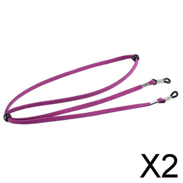 Cintas para Lentes, Flexibles, Ajustables, Prácticas, Sujetador de Lentes, Tonos Azules , 2 piezas