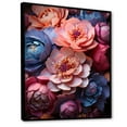 thumbnail image 2 of Designart "Radiant Peonies Shining Bright" Peonies Floater Framed Wall Art Prints, 2 of 5