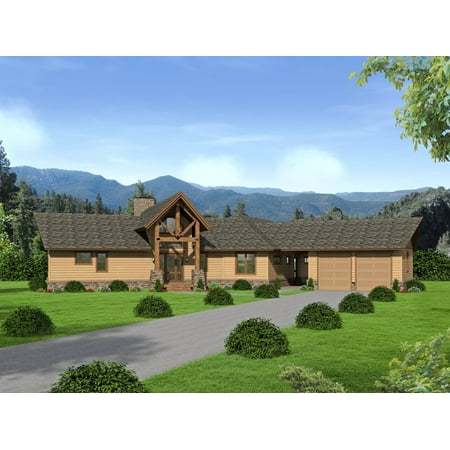 763-2943: Traditional Country 3 Bed, 3 Bath Luxury Home Plan, 2943 Sq Ft: Full Blueprints with License to Build by Home Plan Marketplace - Lesuto