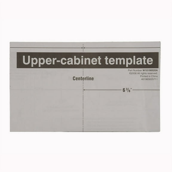 ForeverPRO W10190018 Template for Whirlpool Microwave 1546967 AH2362798 EA2362798 PS2362798