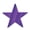 Purple, variant on Beistle - Foil Star Cutout - 9" - Pack of 36