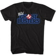 thumbnail image 3 of Real Ghostbusters Real Logo Black T-Shirt, 3 of 4
